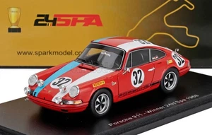 1/43 SPARK-MODEL - PORSCHE - 911L COUPE N 32 WINNER 24h SPA 1968 HELMUT 43SPA196 - Foto 1 di 1