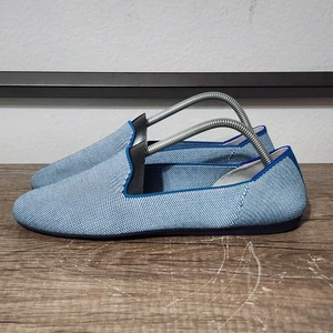 Rothy’s The Flat Damen-Ballerinas Freizeit-Slipper Größe 10,5 blau - Bild 1 von 8