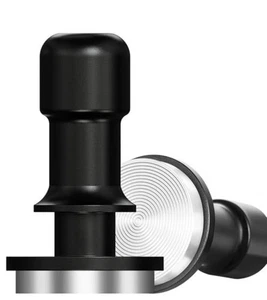 53mm Spring Loaded Calibrated Espresso Tamper, 30lb Pressure, Black/Stainless - Picture 1 of 7