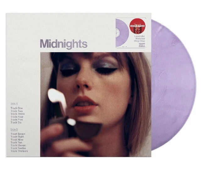 TAYLOR SWIFT LP Midnights Violet Lavande + Livre Photos USA Vinyle NEUF NM- - Photo 1/1