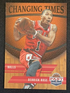 2011-12 Panini Past and Present Changing Times #27 Derrick Rose Chicago Bulls - Imagen 1 de 2