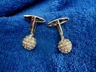Mens Cufflinks 'A golfing theme' - A lovely vintage item : Hole in one!!