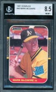 Mark Mcgwire Rookie Card 1987 Donruss #46 BGS 8.5 - Picture 1 of 2