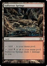 Sulfurous Springs NM MTG 10th Tenth Edition Magic