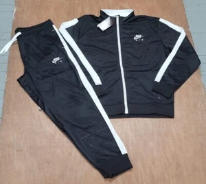 MEN NIKE Sportwear Tracksuit Sweatsuit * BLACK/WHITE Size XL - Picture 1 of 1