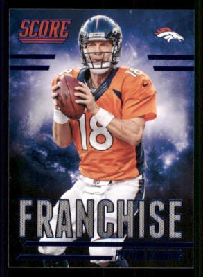 2014 Score Franchise Blue #F17 Peyton Manning - Image 1 of 2