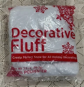 Nuovo! NEVE Decorativo Fluff Inverno Natale Decorazione Vacanze Artigianato Villaggio Cappotto - Foto 1 di 3