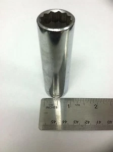 KAL USA 11/16" 12-point Deep Socket - 1/2" Drive - Picture 1 of 4