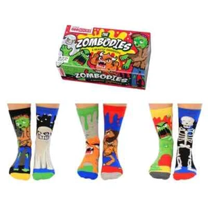 United Oddsocks The Zombodies 6 Beastly Children's Odd Socks Great Gift Idea - Picture 1 of 1