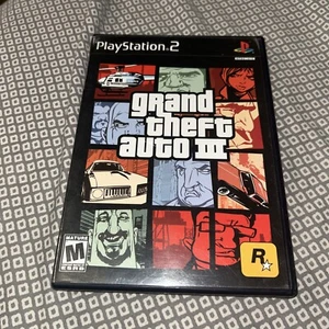 Grand Theft Auto III 3 (Sony PlayStation 2 Ps2, 2001) COMPLETE No Manual - Picture 1 of 4
