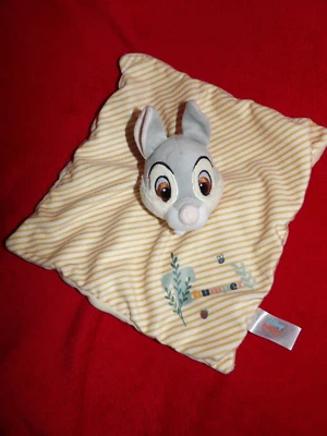 Doudou Plat Disney Baby Lapin Panpan Gris Beige THUMPER 2 dispos - Photo 1/4