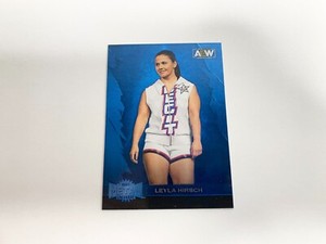Leyla Hirsch Base High Series Blue 2022 Skybox Metal Universe AEW Card # 116