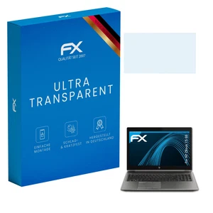 atFoliX 2x Displayschutzfolie für HP ZBook 15 G6 Schutzfolie klar Folie - Afbeelding 1 van 8