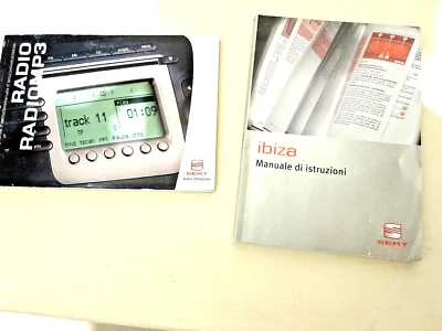 SEAT IBIZA 2003 LIBRETTO USO E MANUTENZIONE E LIBRETTO RADIOMP3 ORIGINALI - Immagine 1 di 2