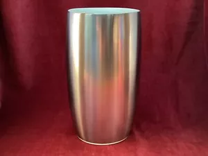 Georg Jenson Stainless Steel Vase 22cm (16A) MO#8685 - Picture 1 of 8