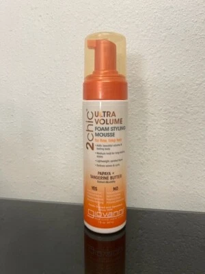 GIOVANNI 2chic Ultra Volume Foam Styling Mousse - For Fine, Limp Hair - 7 fl oz - Image 1 of 3