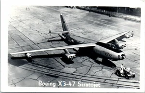 1940s RPPC Real Photo Postcard Boeing XB-47 Stratojet Plane Jet Airplane - Picture 1 of 2