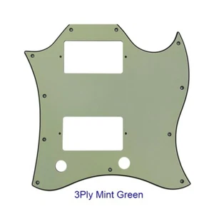 For US Gibson SG  Full Face Guitar pickguard With PAF Humbucker, 4Ply Mint Green - Picture 1 of 3