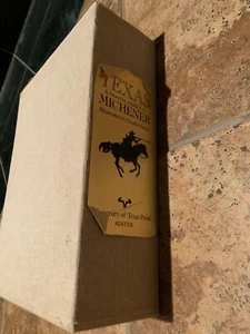 Texas Estate Texas James Michener Illustrated 2 Volume set 1st Edition 1986 - Imagen 1 de 4