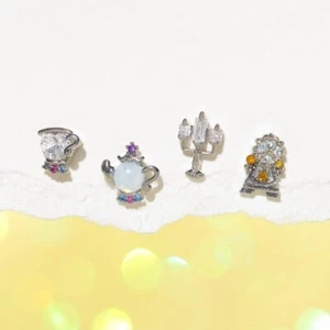 Disney Beauty and the Beast Stud Earring Set (Girl's Crew Inspired) - Picture 1 of 1