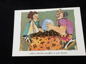 Geburtstagskarte breiter Appell Legastheniker Hellseherin Vicki Bruner 2003 NEU   - Bild 1 von 5