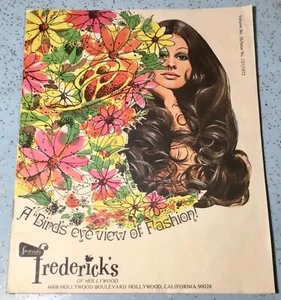 1972 FREDERICK'S OF HOLLYWOOD CATALOG VOL.26 ISSUE 127 SEXY LINGERIE & DRESSES - Picture 1 of 15