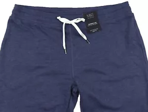 M&S Womens Marks and Spencer Blue Tapered Joggers Trousers Size 18 Leg 26.5" zz - Picture 1 of 9