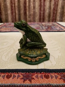 Cast Iron Frog Door Stop Decorative Amphibian - Picture 1 of 9