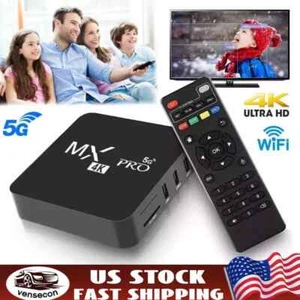 Smart TV Box Android 11.0 WIFI 6 4K UHD Media Stream Player MXQ PRO ** 3 PACK * - Picture 1 of 2