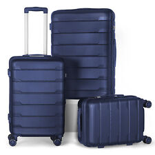 Luggage 3 Piece Set Suitcase Spinner Hardshell Lightweight w/TSA Travel Trolley