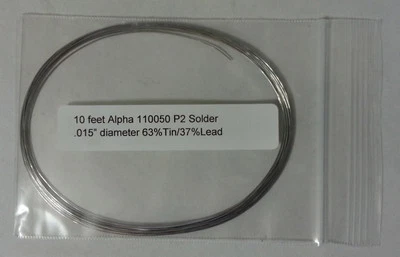 Soldadura ALPHA de 10 pies 63/37,015" Telecore flujo sin limpieza 110050 ¡Compra 2 y obtén 1 GRATIS! NUEVO Foto 1 de 3