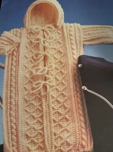 ~CHRISTMAS “Fishermen’s Baby Bunting” CROCHET PATTERN~ - Picture 1 of 2