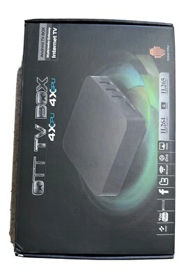 MXQ OTT Android 4.4 TV Box Internet TV 4x CPU 4x GPU H.264 H.265 1080P Full HD - Image 1 of 3