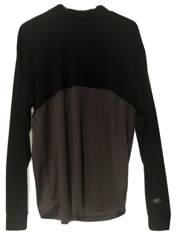 Rawlings Mock Turtleneck Green Gray Adult Large  - Imagem 1 de 4