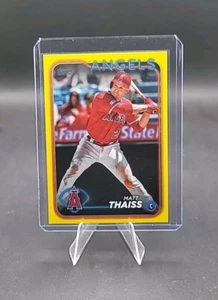 Serie Aggiornamento Topps 2024 Giallo Parallelo Matt Thaiss #US274 Los Angeles Angels  - Foto 1 di 2