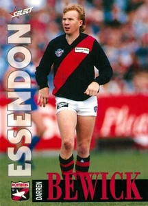 1996 ESSENDON BOMBERS AFL Card DARREN BEWICK - Picture 1 of 2