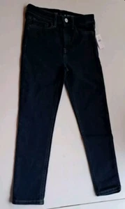 GAP TEEN SKY HIGH SKINNY ANKLE BLUE JEANS (SIZE: 8) - Picture 1 of 12