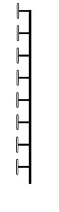 Teleload 12 dbi Antena Sidemount matriz dipolo 400-480 MHz repetidor - Imagen 1 de 1