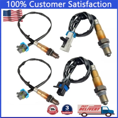 4X Oxygen Sensor Up+Down For 2010 2011-2015 Chevrolet Camaro 3.6L V6 Auto trans - Image 1 of 4