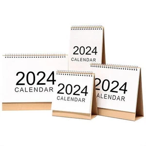 Desk Calendar 2023-2024 - September 2023 to December 2024 with Stickers - Picture 1 of 16