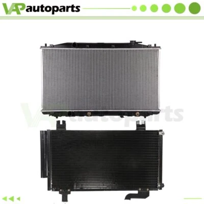 Conjunto de refrigeración de radiador y condensador de aluminio para Acura TSX 2010-2014 Foto 1 de 4