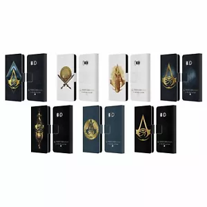 ASSASSIN'S CREED ORIGINS CRESTS LEATHER BOOK WALLET CASE COVER FOR HTC PHONES 1 - Picture 1 of 6