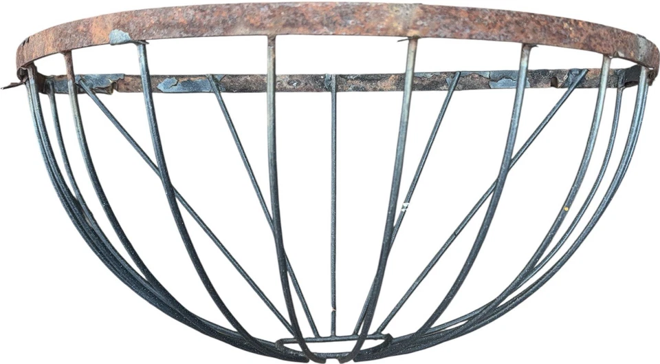 24x16” Huge Wall Mount Planter - Vintage Patio Basket Wrought Iron - Image 1 of 1