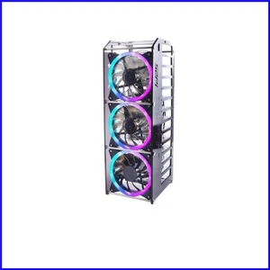 12-Layer Acrylic Rack Case with 120mm RGB Fan for Raspberry Pi & Jetson Nano - Afbeelding 1 van 11