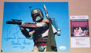 TEMUERA MORRISON SIGNED AUTOGRAPH BOBA FETT 8X10 PHOTO STAR WARS JSA COA RARE 3 - Picture 1 of 1