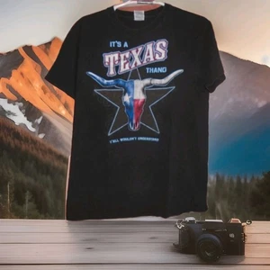 TEXAS HERREN LUSTIGES T-SHIRT GRÖSSE MEDIUM - Bild 1 von 4