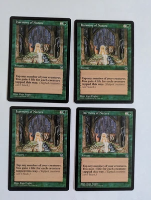 4 Harmony of Nature Portal 2nd Age MTG NM Free Shipping with tracking - Image 1 of 2