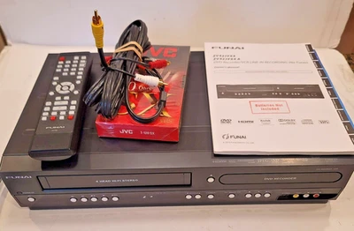 Funai ZV427FX4 DVD-рекордер / видеомагнитофон комбо с OEM дистанционные кабели ручная видеокассета - Изображение 1 из 4