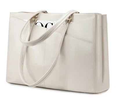 LOVEVOOK Bolso para Laptop para Mujer Bolsas de 15.6 Pulgadas Impermeable Maletín para Computadora Foto 1 de 4