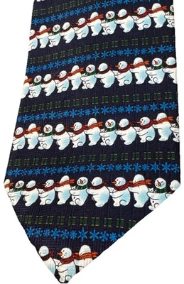 Snowmen Dancing Neck Tie  - Image 1 of 4